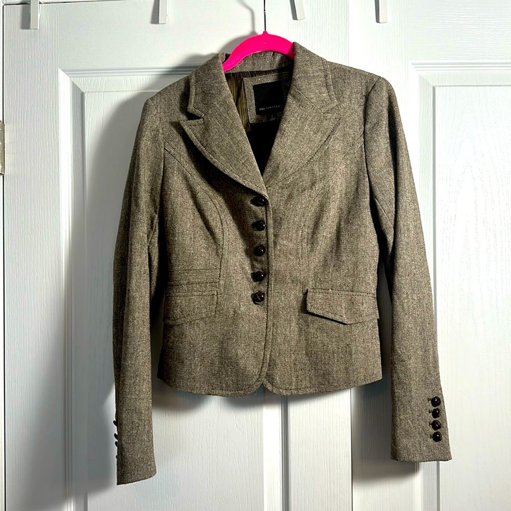 The Limited Brown Suit Jacket - Small, EUC